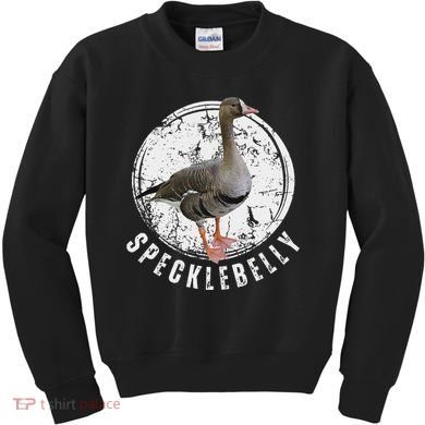 Specklebelly Goose Goose Hunting Speck White Front Kids Sweatshirt