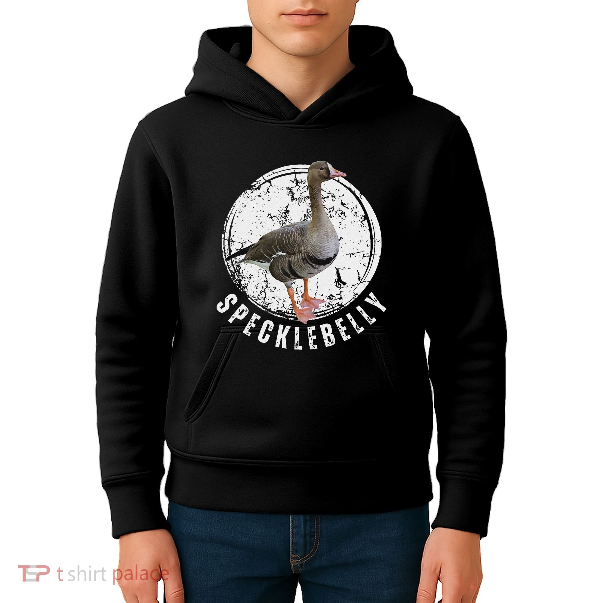 Specklebelly Goose Goose Hunting Speck White Front Kids Hoodie