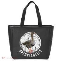 Specklebelly Goose Goose Hunting Speck White Front Tote Bag thumb 0