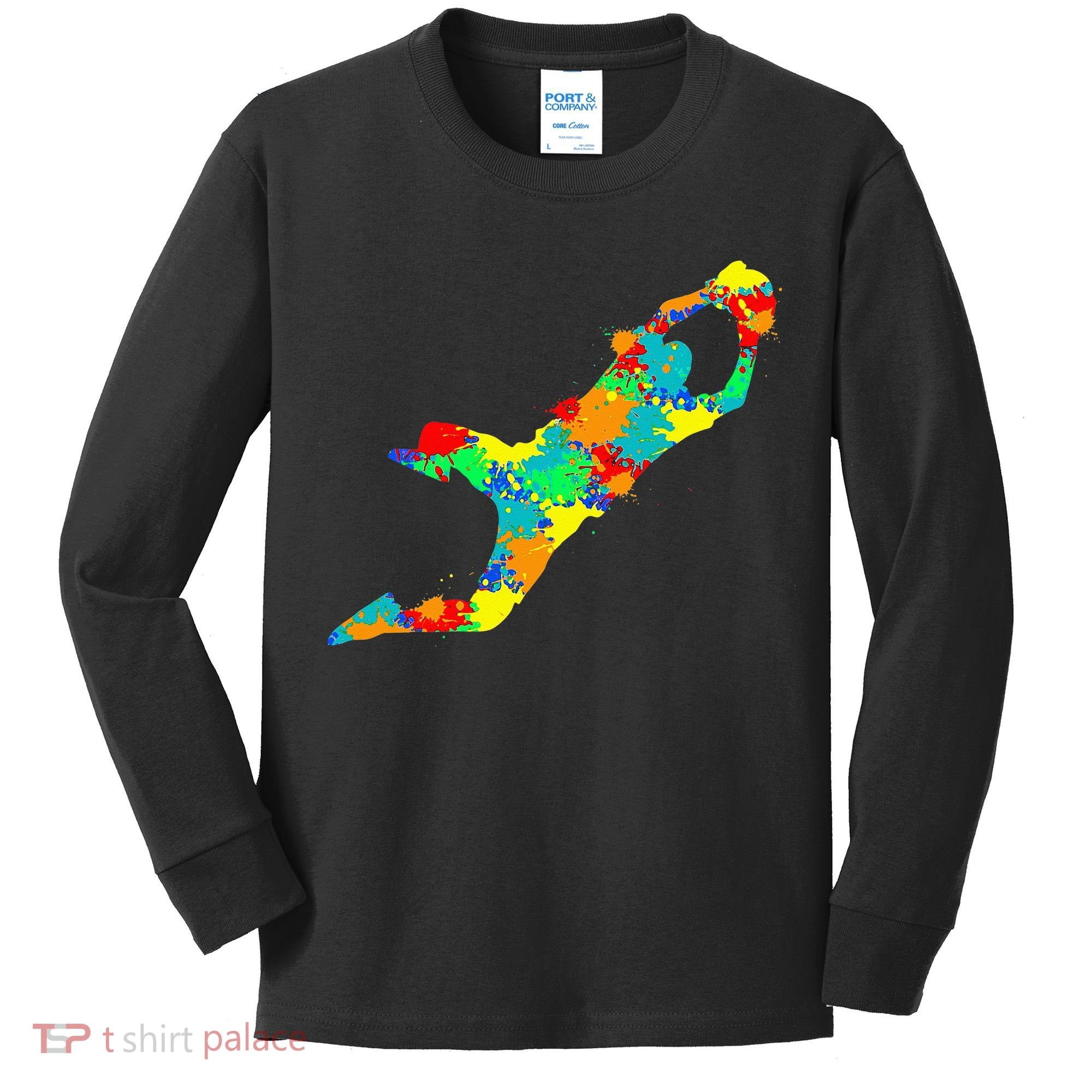 Soccer Goalie Goalkeeper Kids Long Sleeve Shirt