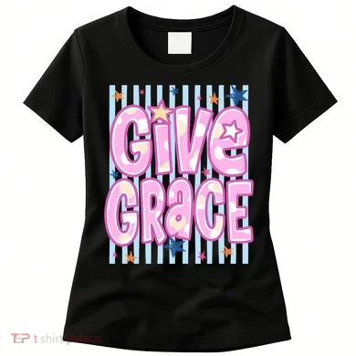 Stripped Give Grace Women's T-Shirt