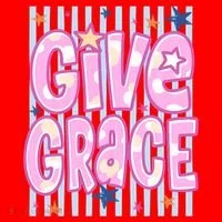 Stripped Give Grace Santa Hat thumb 1