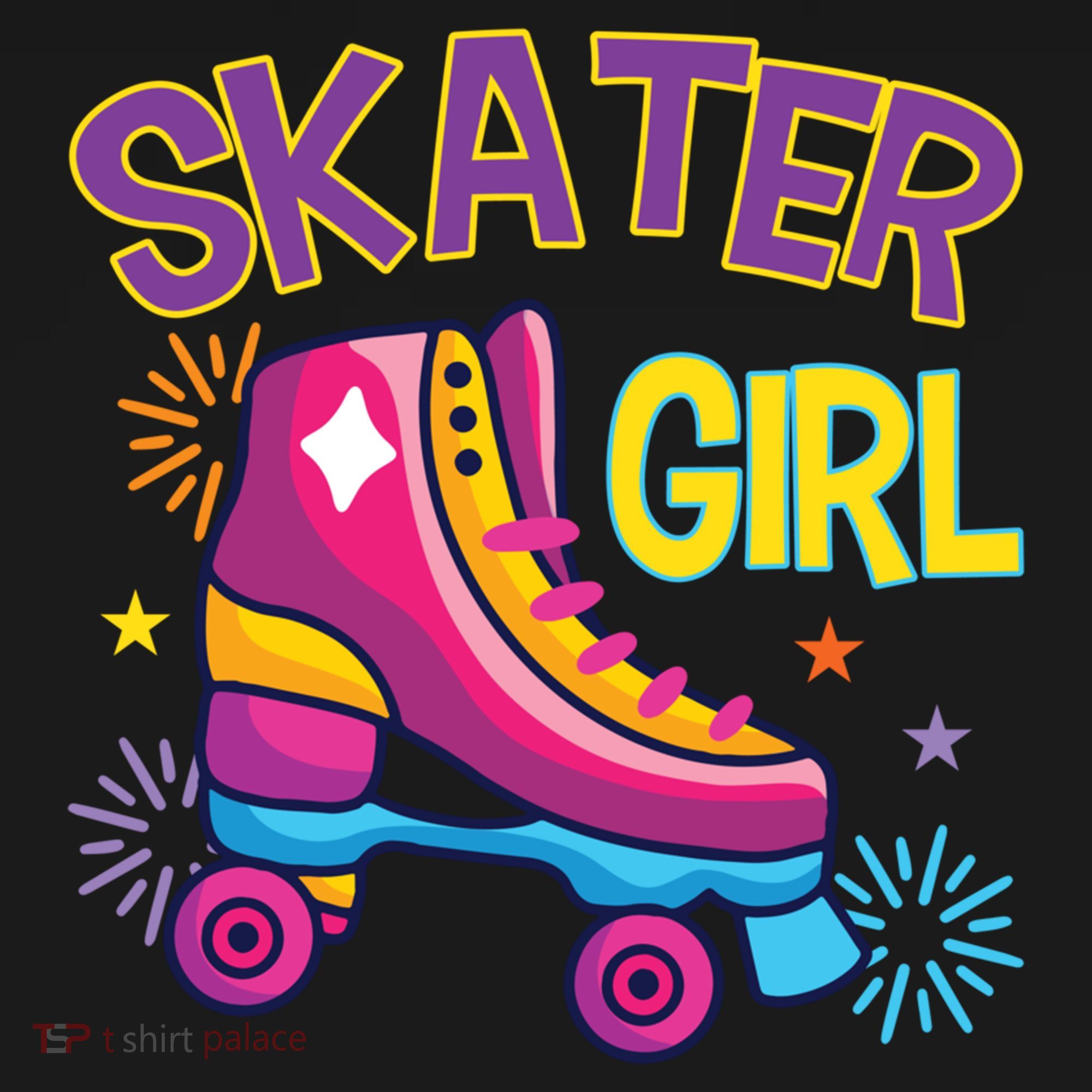 Skater Girl Graphic Roller Skates Inline Skating Skate Sport Cool Gift Baby Long Sleeve Bodysuit