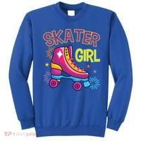 Skater Girl Graphic Roller Skates Inline Skating Skate Sport Cool Gift Sweatshirt thumb 0
