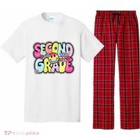 Second Grade Groovy Happy First Day Of School Bright Dots Pajama Set thumb 0