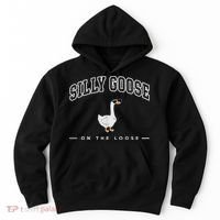 Silly Goose Goose On The Loose Funny Silly Goose University Hoodie thumb 0