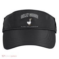 Silly Goose Goose On The Loose Funny Silly Goose University Adult Drive Performance Visor thumb 0