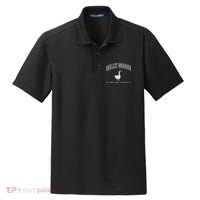 Silly Goose Goose On The Loose Funny Silly Goose University Dry Zone Grid Polo thumb 0