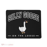 Silly Goose Goose On The Loose Funny Silly Goose University Mousepad thumb 0