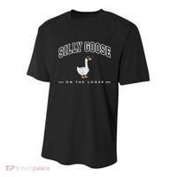 Silly Goose Goose On The Loose Funny Silly Goose University Youth Performance Sprint T-Shirt thumb 0