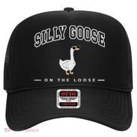 Silly Goose Goose On The Loose Funny Silly Goose University Hat thumb 0