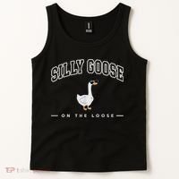 Silly Goose Goose On The Loose Funny Silly Goose University Tank Top thumb 2