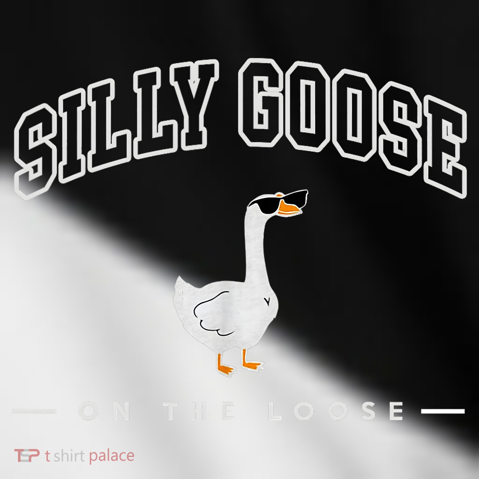 Silly Goose Goose On The Loose Funny Silly Goose University Toddler Fine Jersey T-Shirt
