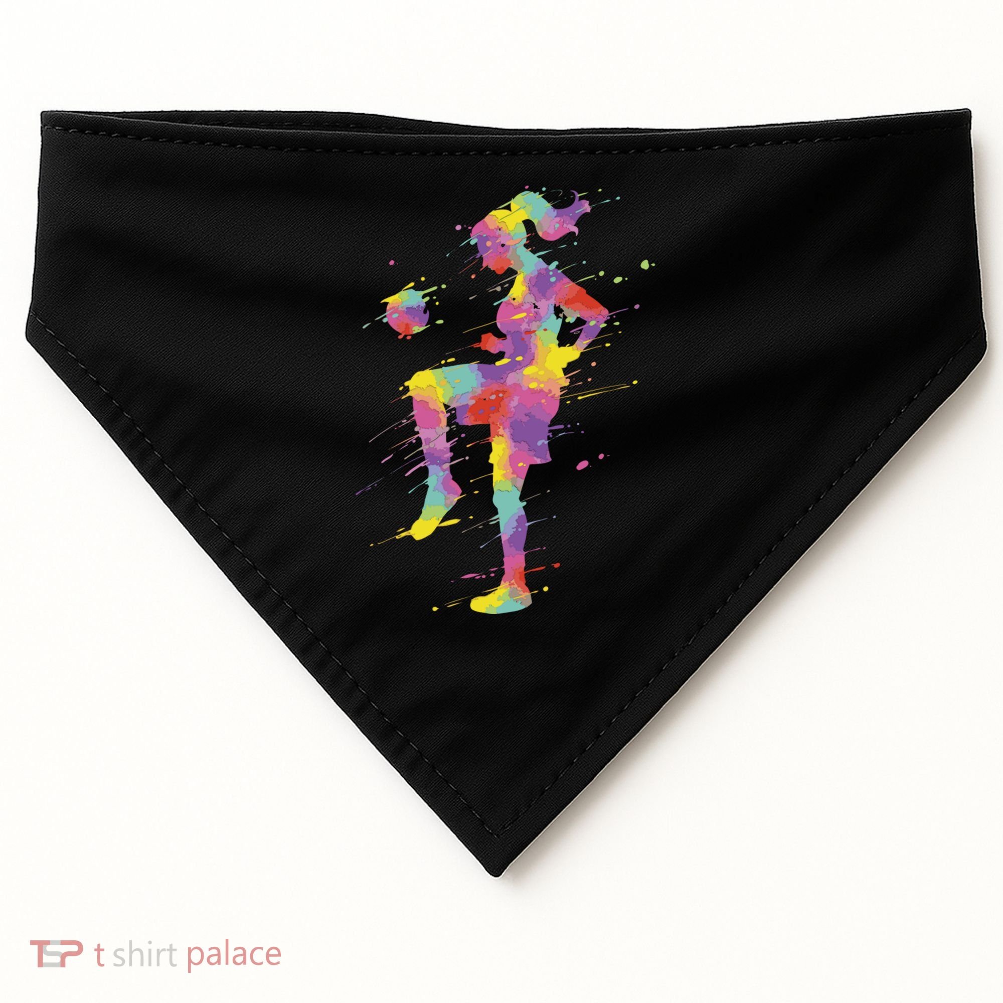 Soccer Girl Gift USA-Made Doggie Bandana
