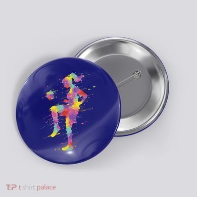 Soccer Girl Gift Button
