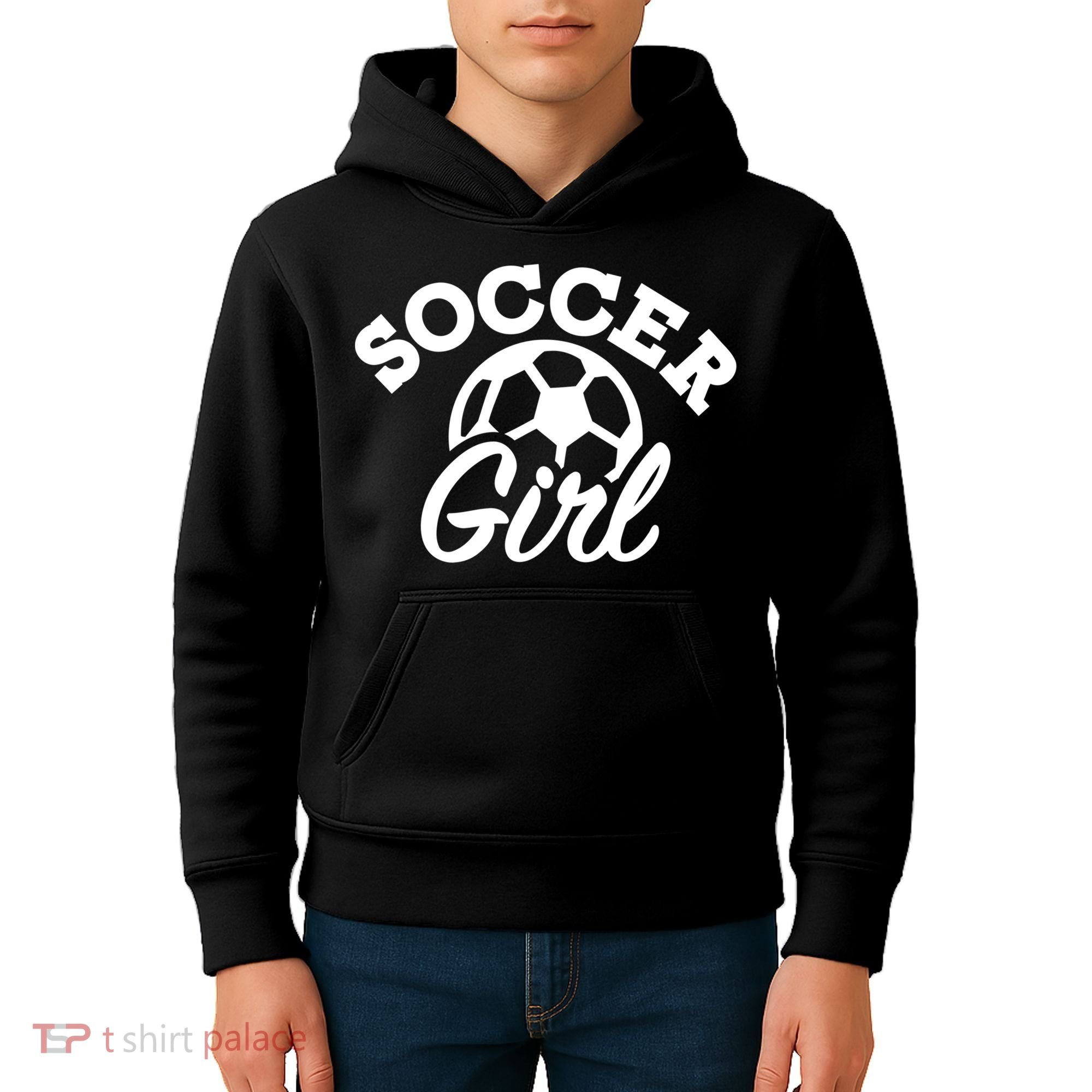 Soccer Girl Gift Kids Hoodie