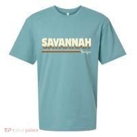 Savannah Georgia Ga Gifts Souvenirs Sueded Cloud Jersey T-Shirt thumb 0