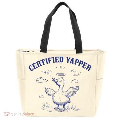 Silly Goose Goose Certified Yapper Tote Bag