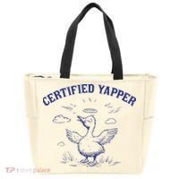 Silly Goose Goose Certified Yapper Tote Bag thumb 0