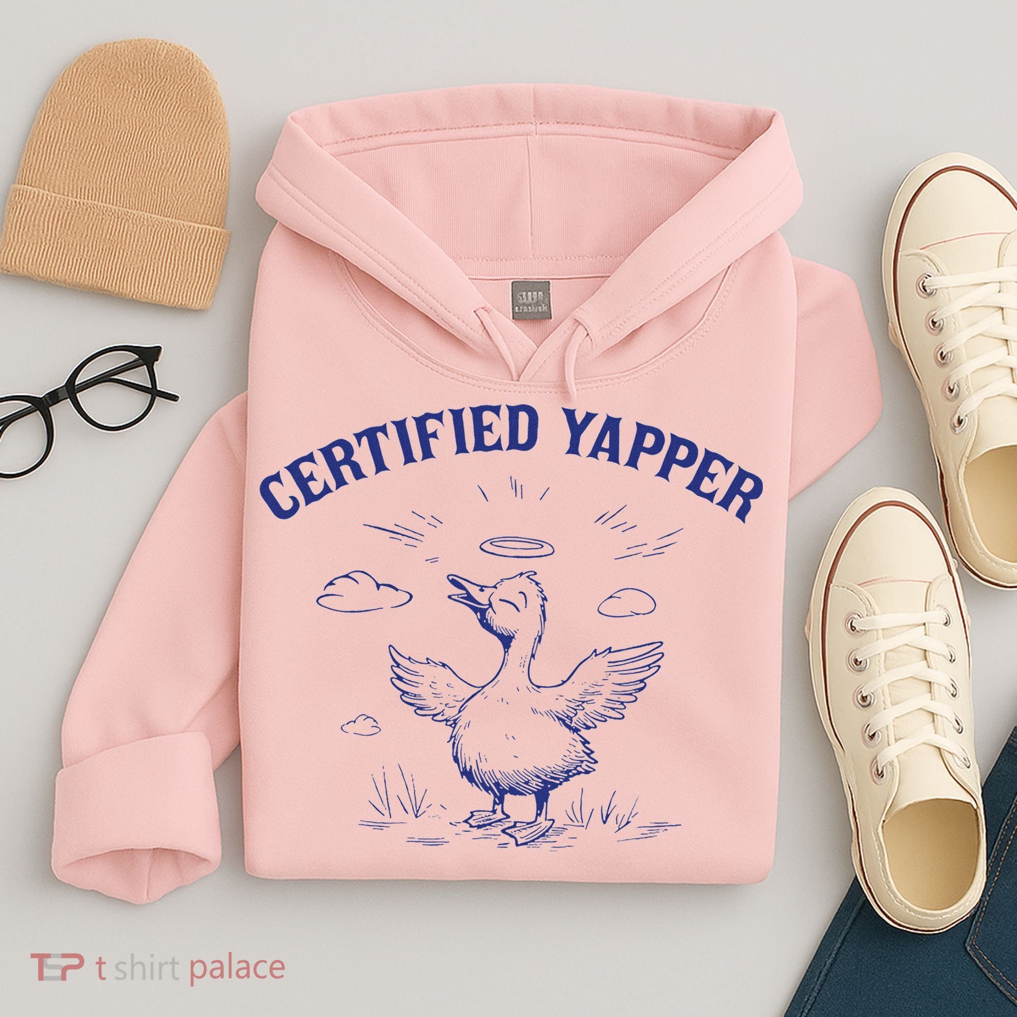 Silly Goose Goose Certified Yapper Hoodie
