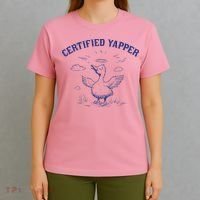 Silly Goose Goose Certified Yapper T-Shirt thumb 4