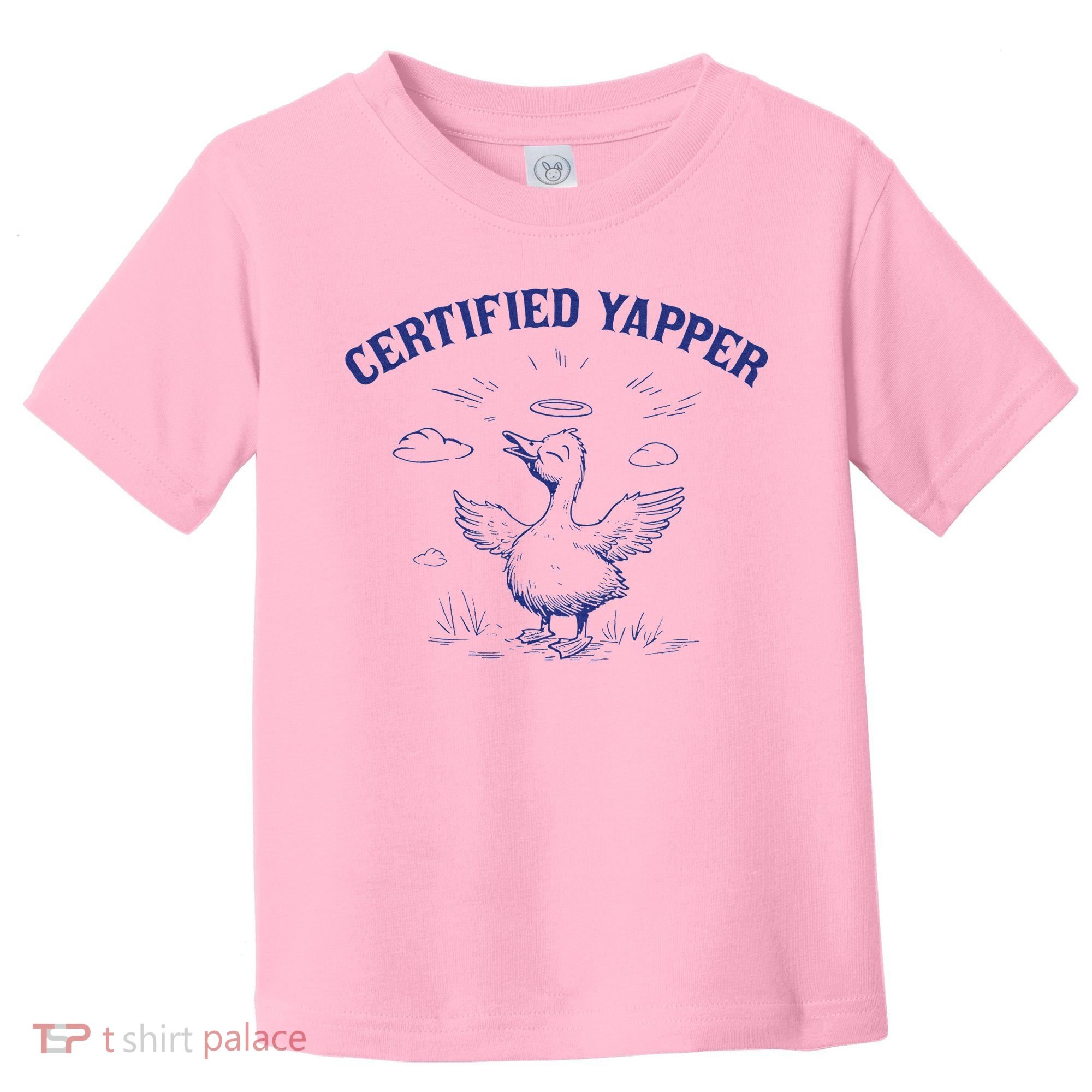 Silly Goose Goose Certified Yapper Toddler T-Shirt