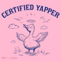 Silly Goose Goose Certified Yapper Toddler T-Shirt thumb 4
