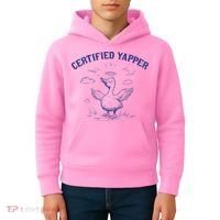 Silly Goose Goose Certified Yapper Kids Hoodie thumb 4