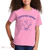 Silly Goose Goose Certified Yapper Kids T-Shirt thumb 2