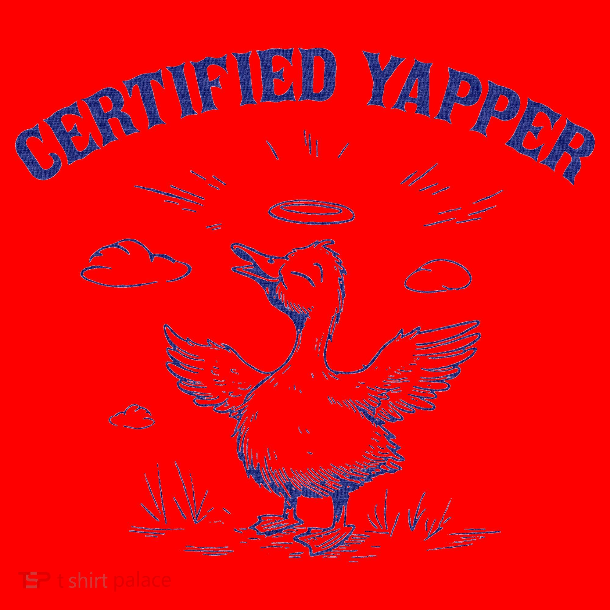 Silly Goose Goose Certified Yapper Santa Hat