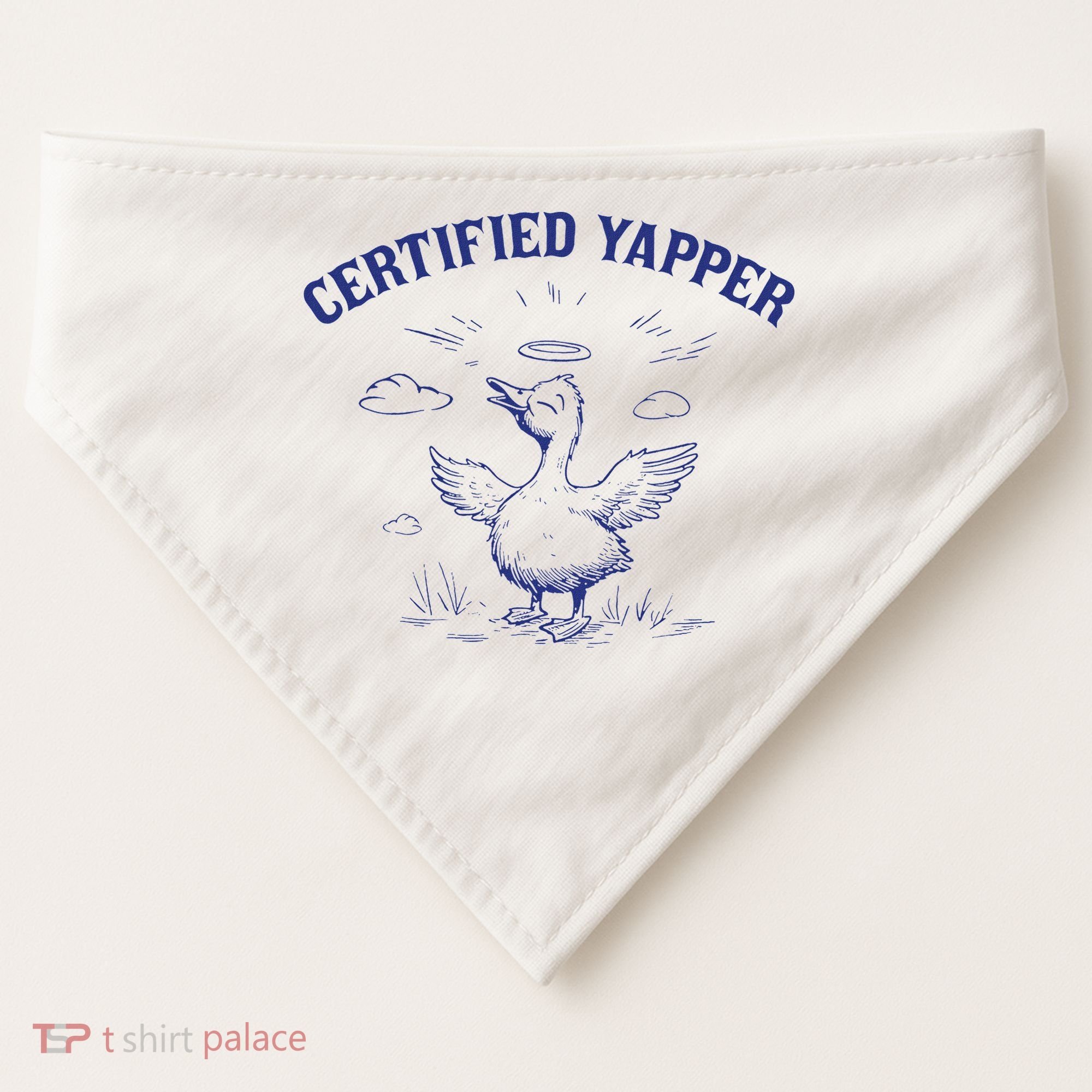 Silly Goose Goose Certified Yapper USA-Made Doggie Bandana