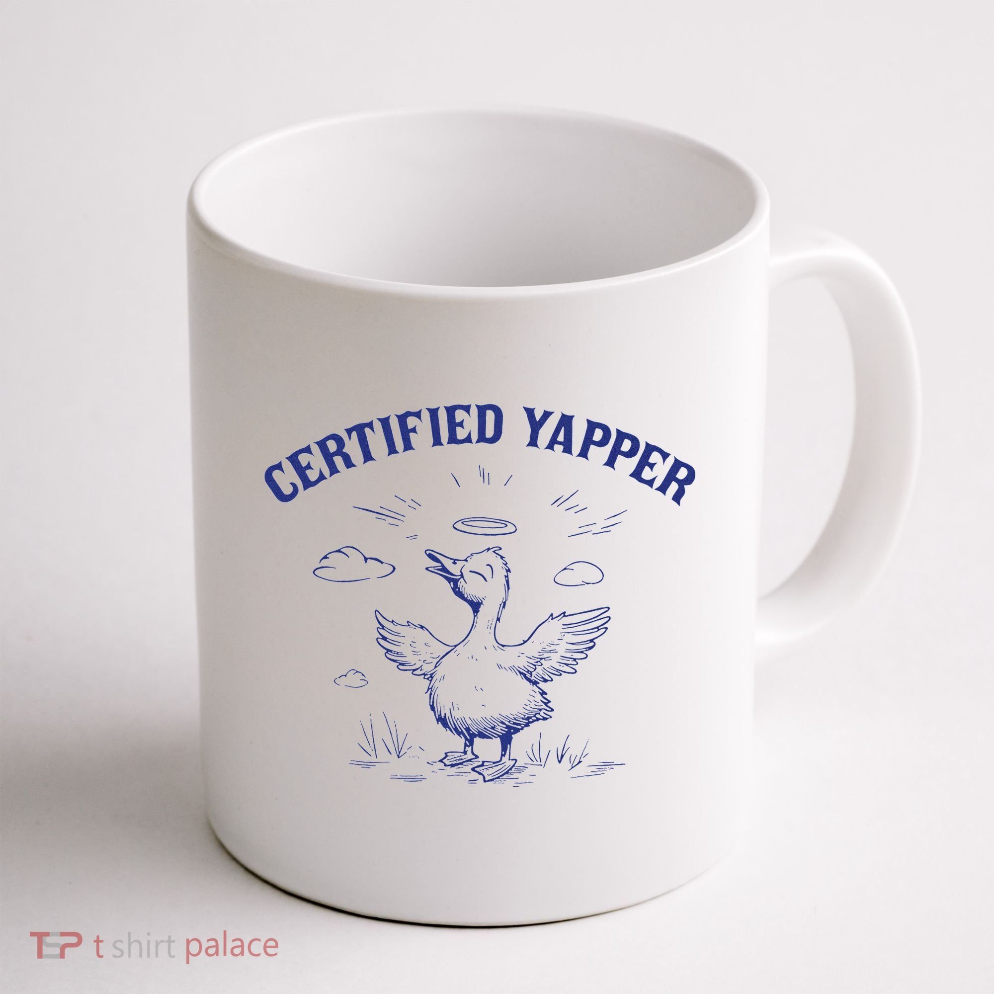 Silly Goose Goose Certified Yapper Coffee Mug