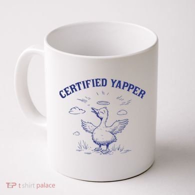 Silly Goose Goose Certified Yapper Coffee Mug
