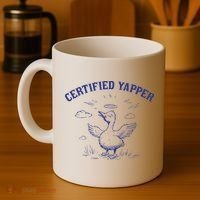 Silly Goose Goose Certified Yapper Coffee Mug thumb 4