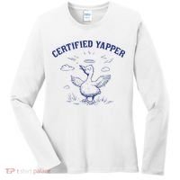 Silly Goose Goose Certified Yapper Women's Long Sleeve Shirt thumb 0