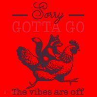 Sorry Gotta Go The Vibes Are Off Santa Hat thumb 1