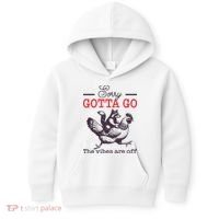 Sorry Gotta Go The Vibes Are Off Kids Hoodie thumb 0