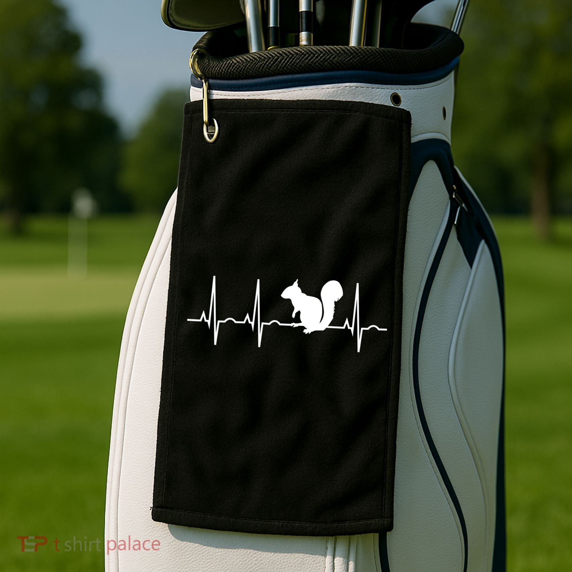 Squirrel Great Gift Meaningful Gift Funny Squirrel Lover Gift Great Gift Golf Towel