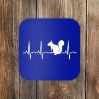 Squirrel Great Gift Meaningful Gift Funny Squirrel Lover Gift Great Gift Coaster thumb 0