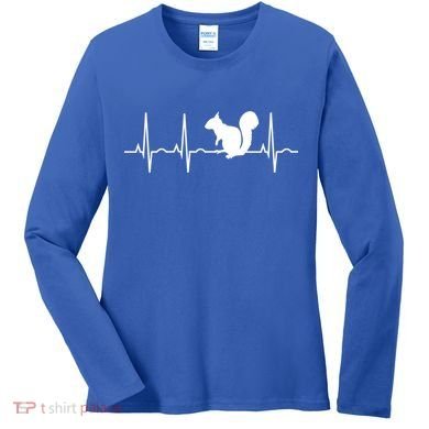 Squirrel Great Gift Meaningful Gift Funny Squirrel Lover Gift Great Gift Women's Long Sleeve Shirt