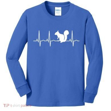 Squirrel Great Gift Meaningful Gift Funny Squirrel Lover Gift Great Gift Kids Long Sleeve Shirt