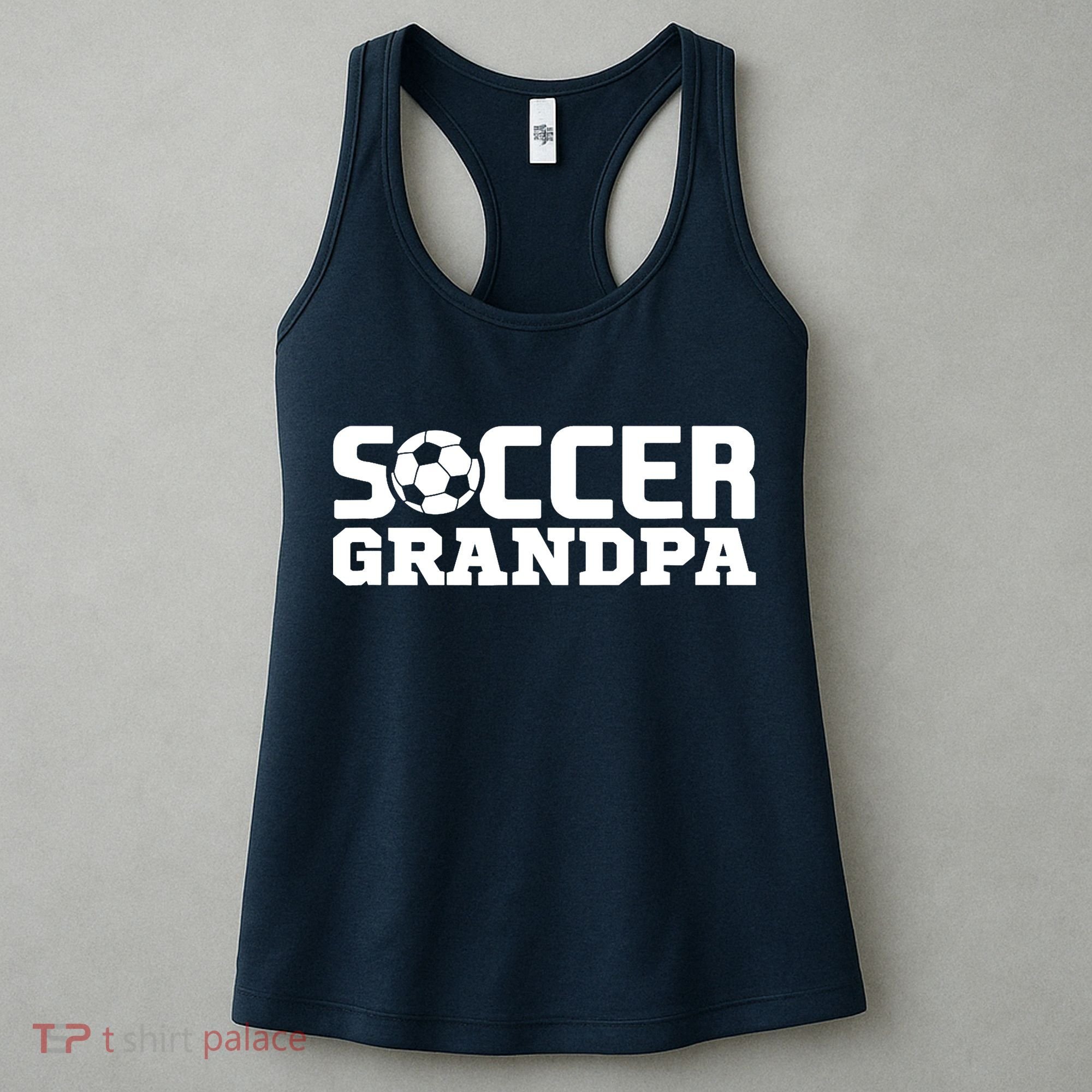 Soccer Grandpa Granddad Granddaddy Grandfather Women's Tank Top