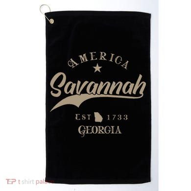 Savannah Ga Georgia Golf Towel