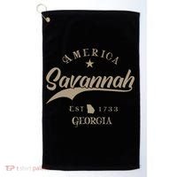 Savannah Ga Georgia Golf Towel thumb 0