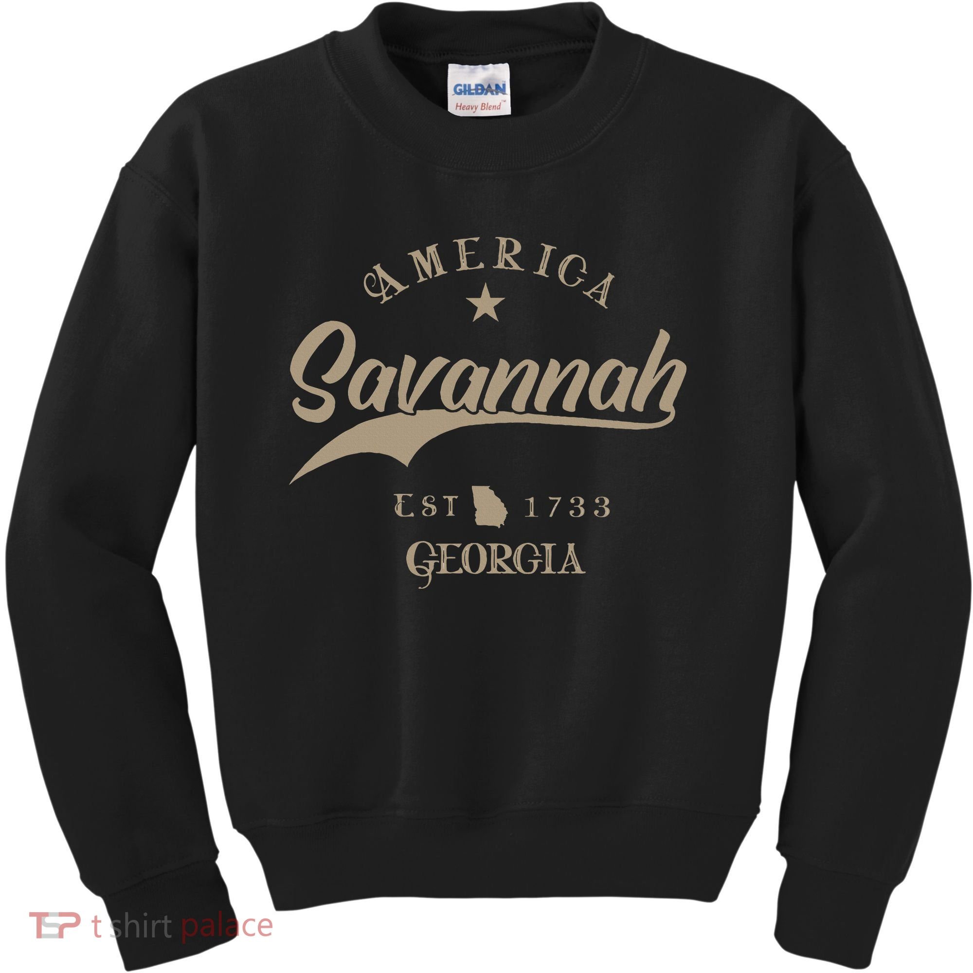 Savannah Ga Georgia Kids Sweatshirt