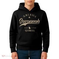 Savannah Ga Georgia Kids Hoodie thumb 4