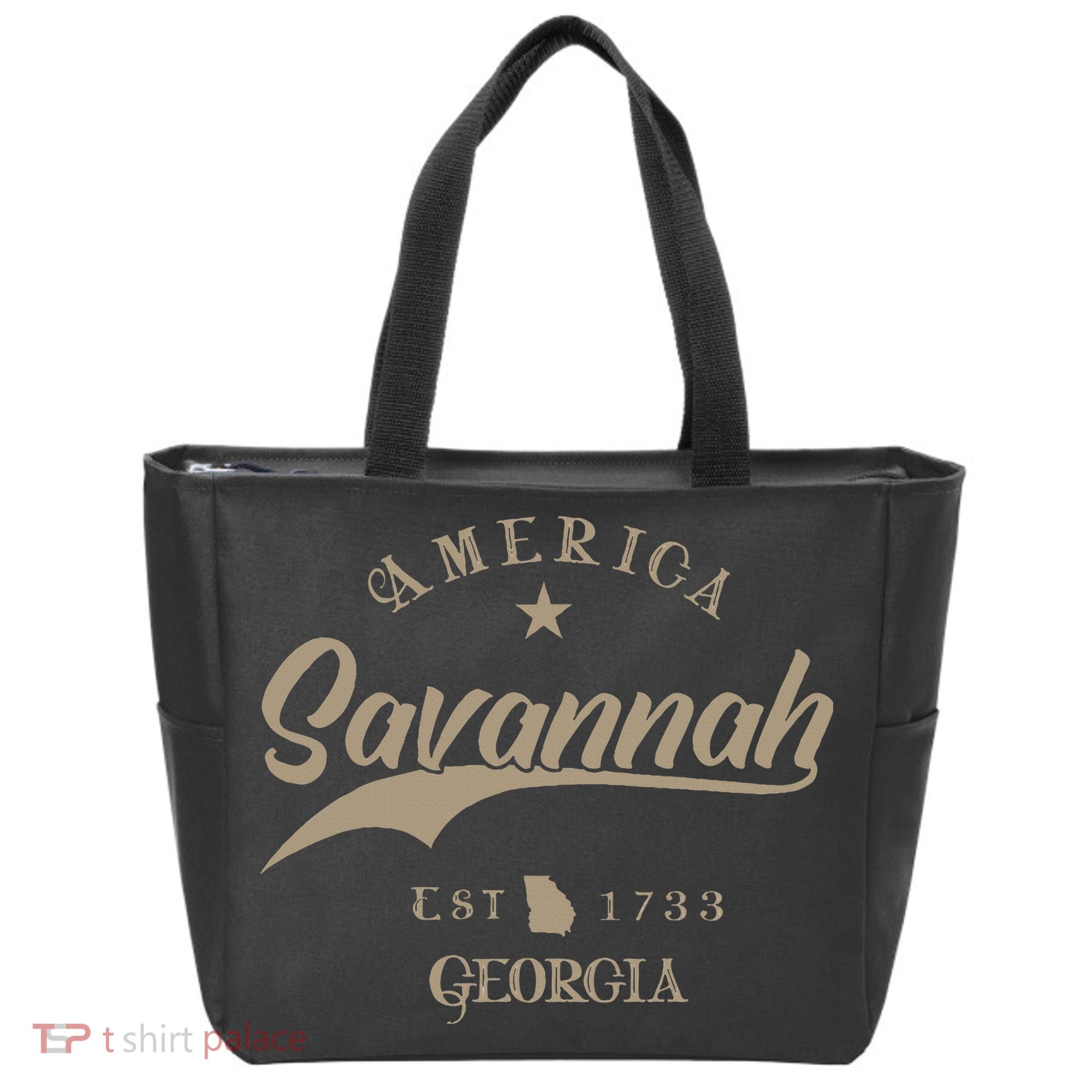 Savannah Ga Georgia Tote Bag