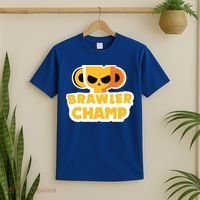 Star Gamer Gaming Gift Idea Stars Brawler Beawl Gift T-Shirt thumb 2