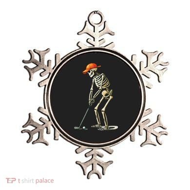 Skeleton Golf Halloween Golfer Golf Player Funny Gift Ornament