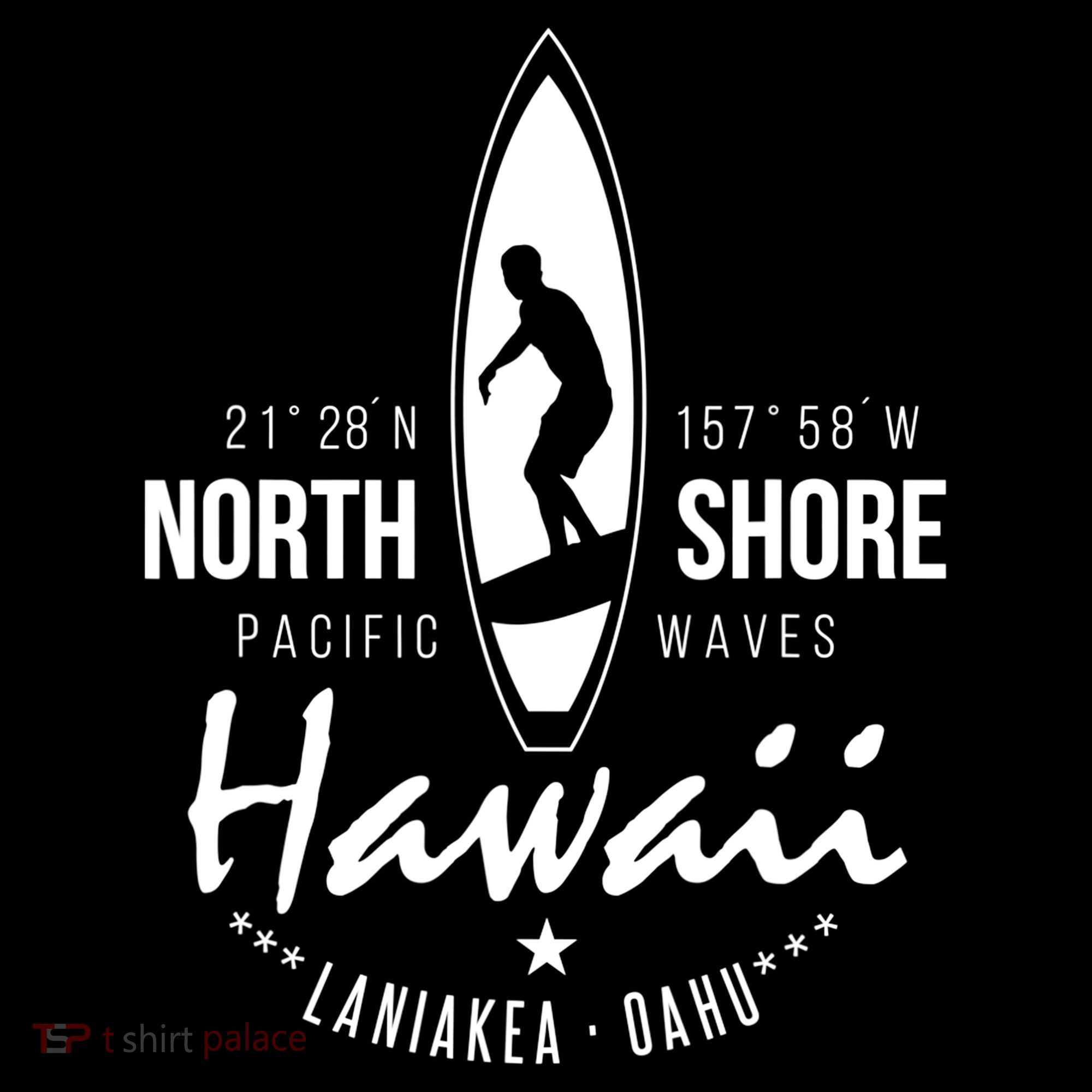 Surfer Gift Hawaii North Shore Laniakea Beach Oahu Women's Hoodie